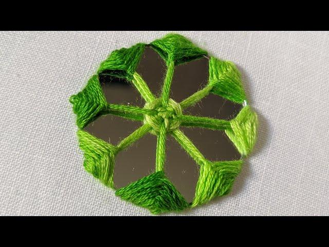 Mirrorwork tutorial | Hand embroidery design