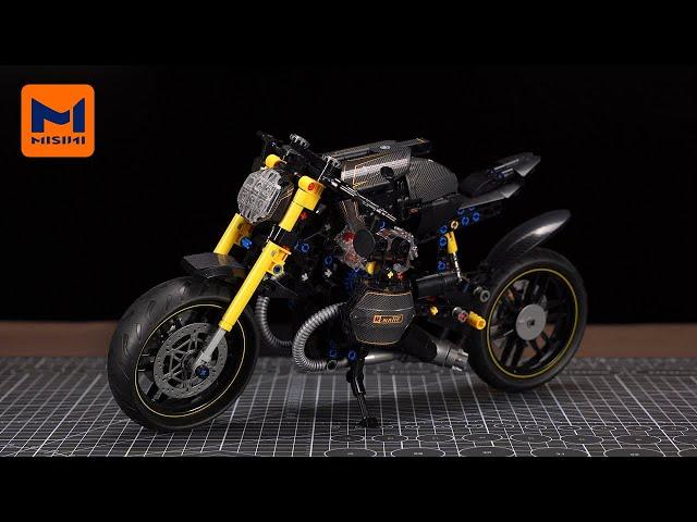 MISINI 60515 NATIE Motorcycle 1:8  Building Block Set