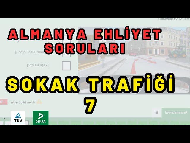 Sokak Trafiği 7 | Demiryolu Geçitleri Duruş-Park Yasakları | Almanya Ehliyet Sınavı Soruları 2024