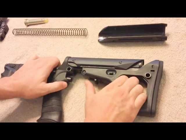 Magpul UBR Stock install on an AR-15 SBR for educational purposes