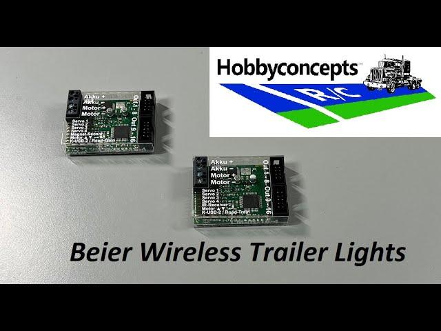 Beier Wireless Infrared & Bluetooth Wireless Trailer lights