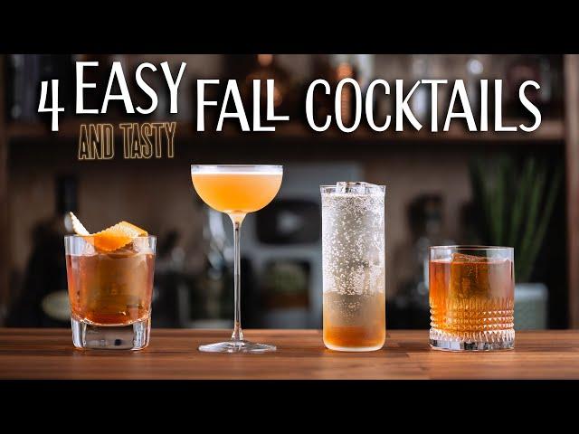 4 EASY Fall Cocktails You need to try!