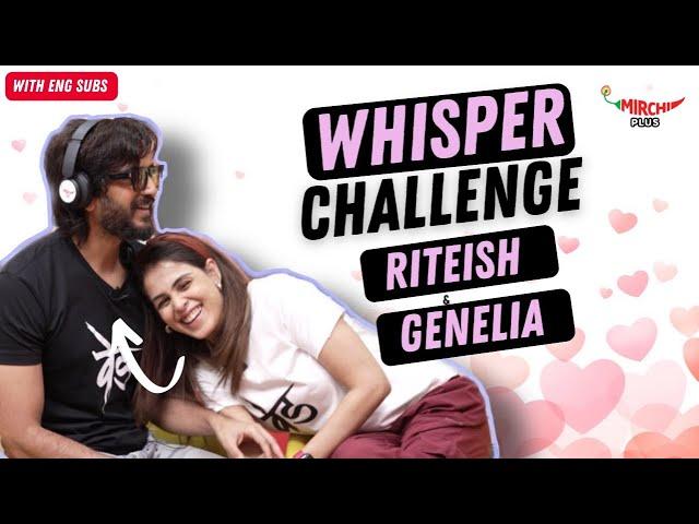 Riteish & Genelia play Whisper Challenge  | VED | Gaurav