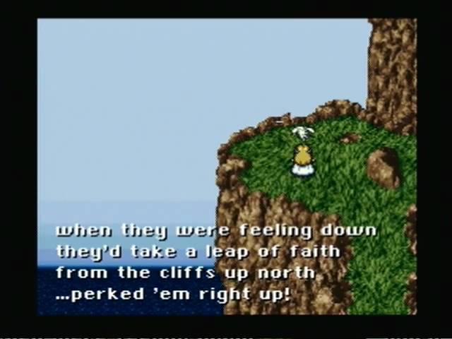 Final Fantasy VI-Celes Commits Suicide