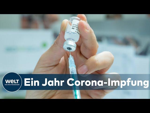 CORONA-ERSTIMPFUNGEN STAGNIEREN: Vor einem Jahr ließ sich die erste Deutsche gegen Covid impfen