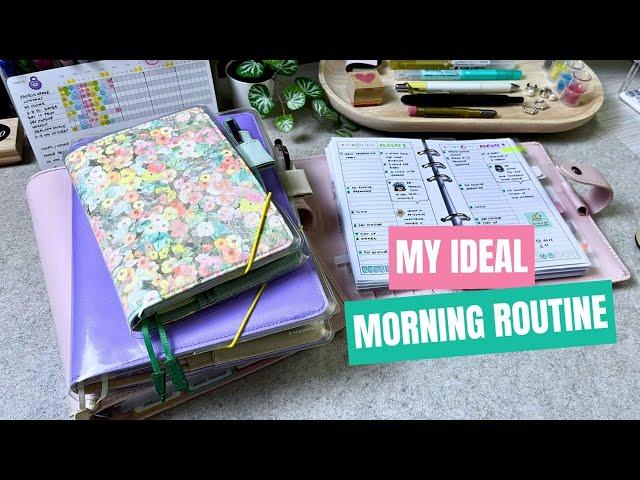  How My Morning Routine Helps Me With My Anxious Mind | A5 Habit Tracking Planner