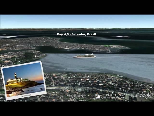 Vision of the Seas video "7 nt Brazil Carnival Cruise" ex Santos (Sao Paulo)