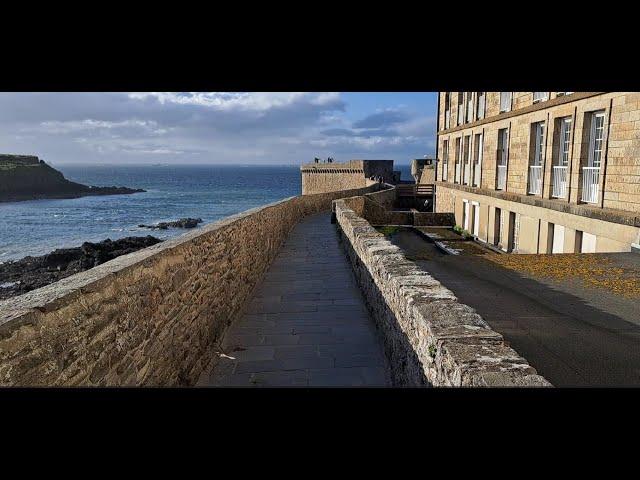 A Brittany Tale: Saint Malo - The Ramparts. A scene from The Fright