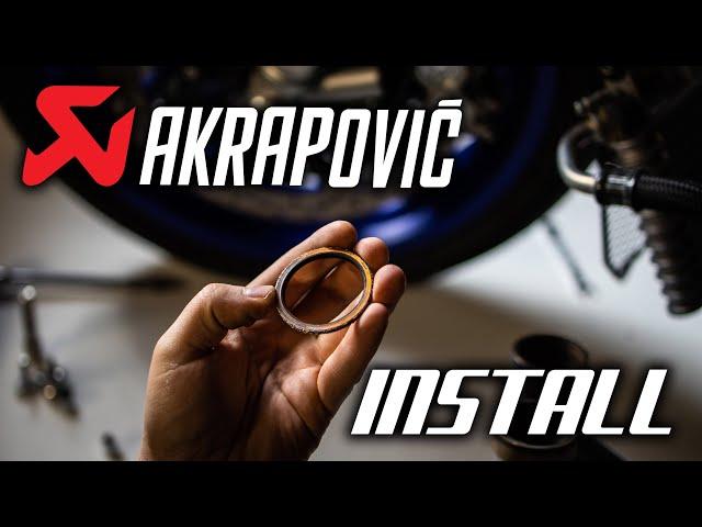 2020 Yamaha R1 Akrapovic Installation