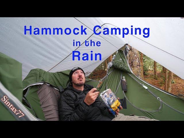 Hammock Camping in the Rain - Cranberry Wilderness Backpacking w/ the Amok Draumr XL