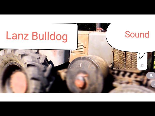 Lanz Bulldog in Fahrt Motor Sound Diesel Power