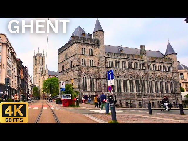 Driving in GHENT Belgium 2024  | Stunning City Tour in 4K 