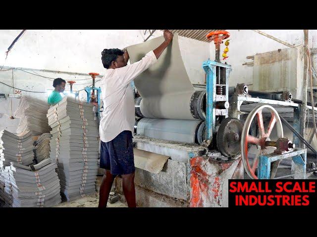 Fascinating Waste PAPER Recycling Process | How Paper Recycling Works video / Small Scale Industries