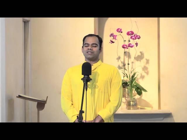 Saiganesh sings "I've Passed My Life as a Stranger, Lord"