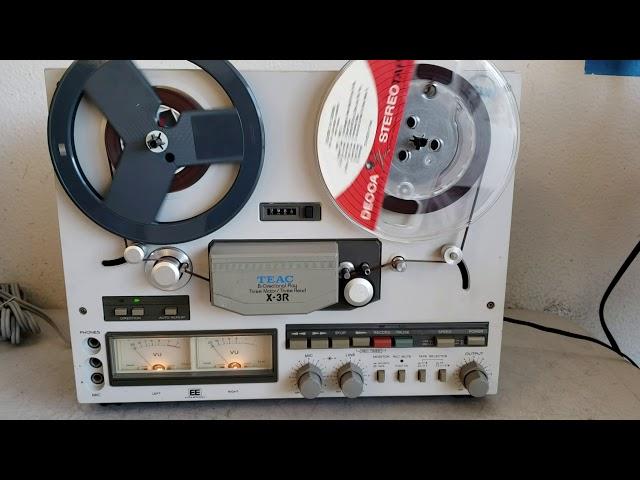 Vintage Teac X-3R 3-Head Reel-to-Reel Tape Deck/Player Demo