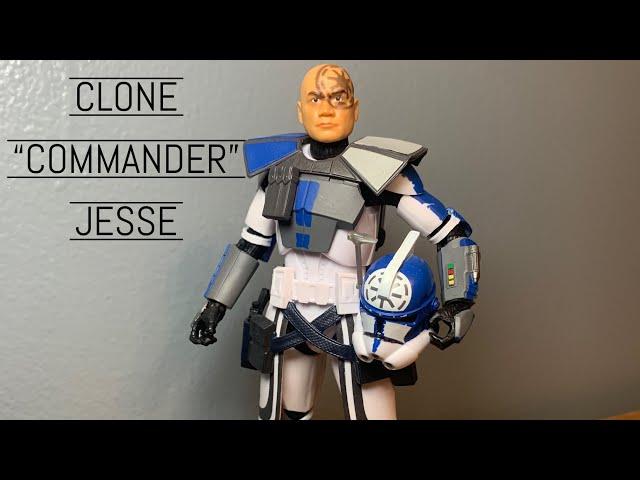 Clone “Commander” Jesse-Black Series Figure Review(my first arc trooper in my collection)