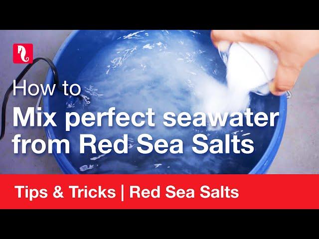 How to mix perfect seawater from Red Sea Salts