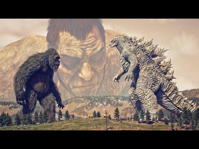 Kong Saves Godzilla - Colossal Muscular Titan Enters the Scene