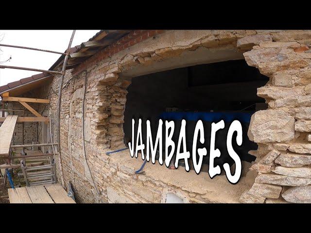 ️ ON AGRANDIT L'OUVERTURE (Jambages en place) - Ruine n' Rozes Episode #102