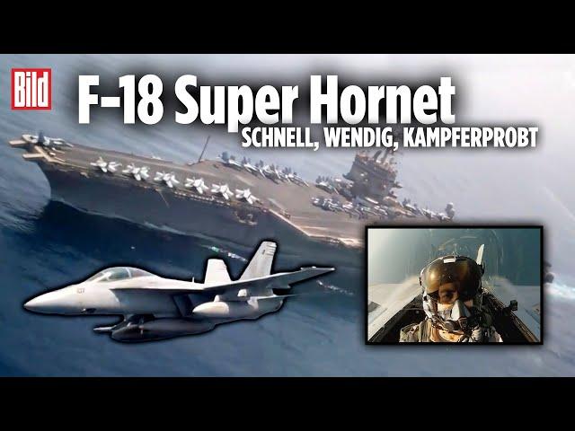 F-18 „Super Hornet“ – Das kann der ultimative „Top Gun“-Kampfjet wirklich | BILD erklärt