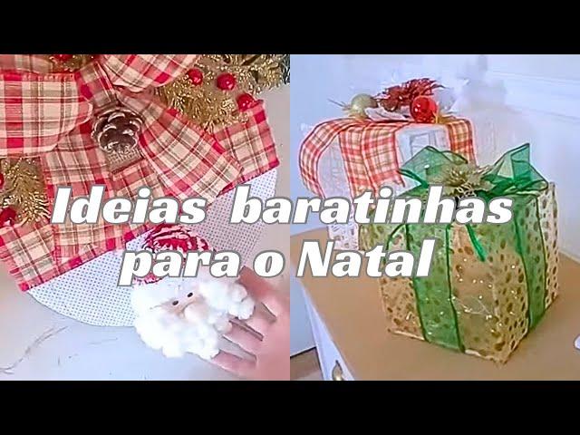 5 IDEIAS INCRÍVEIS DE DECORAÇÃO DE NATAL SIMPLES E BARATO