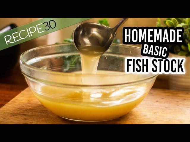 Homemade Fish stock | for sauces and seafood soups