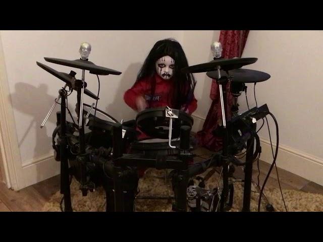 Slipknot Before I Forget- Drum cover. Caleb H Drummer (age 5) Caleb as mini Joey Jordison 