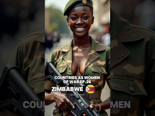 Countries as women of war Ep. 26 #CapCut #ai #midjourney #army #patrol #woman #beauty #girls