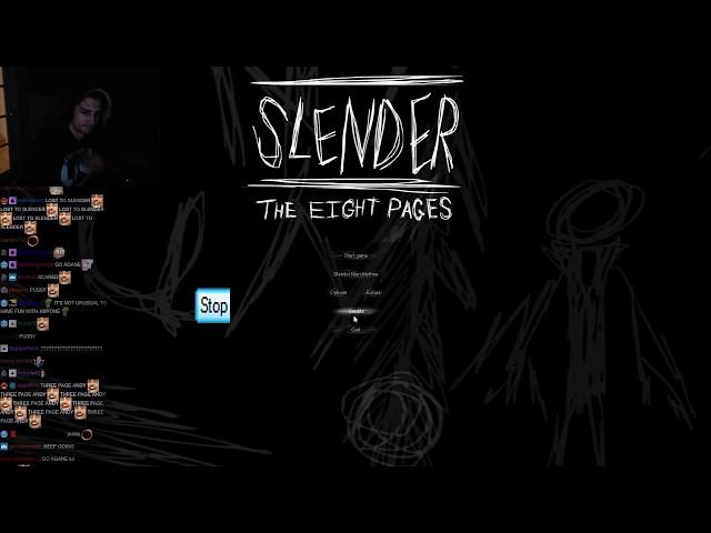 xQc Plays Slender: The Eight Pages and The Arrival | with Chat!