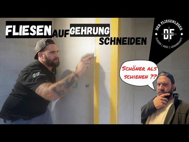 FLIESEN auf GEHRUNG schneiden