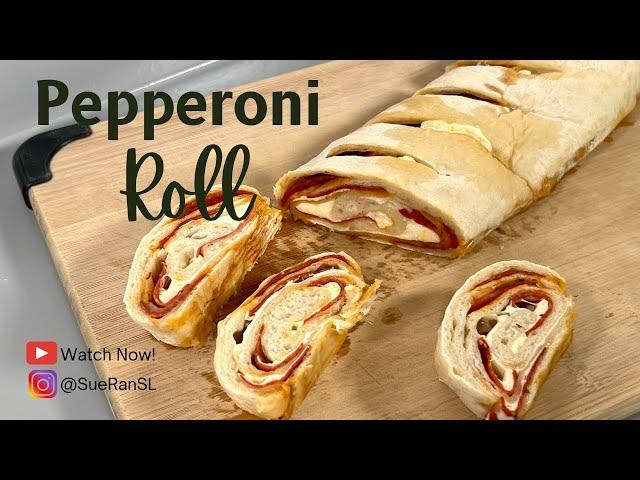 Pepperoni Roll- How to make a Pepperoni Bread