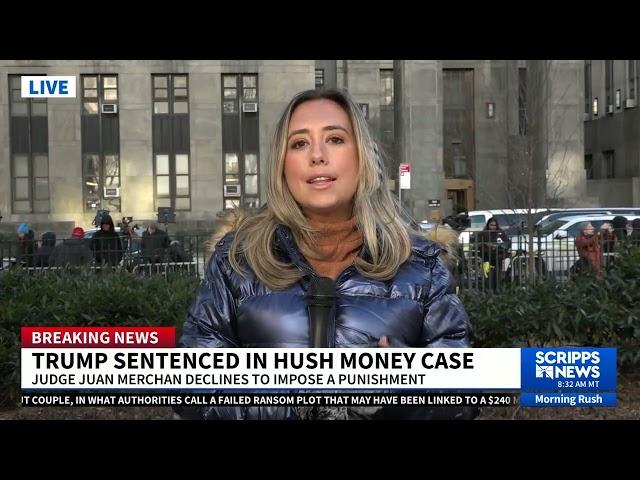 Donald Trump gets 'unconditional discharge' sentence in hush money trial with no punishment