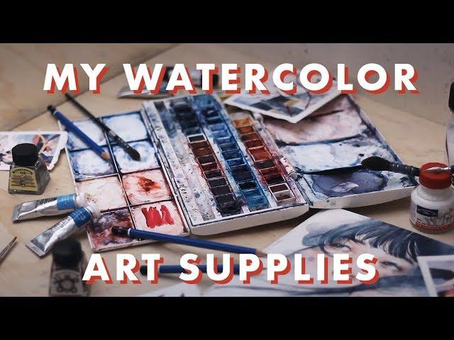 My Watercolor Art Supplies