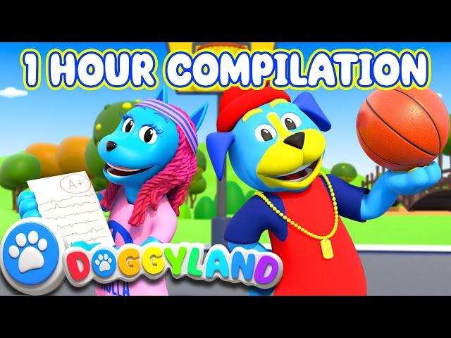 Doggyland  1 Hour Compilation  |  Eat Your Veggies, Dreams + More Kids Songs & Nursery Rhymes