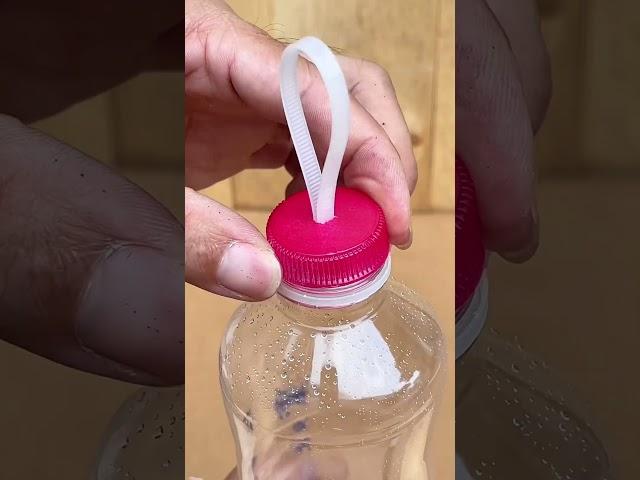 Repurpose discarded plastic bottles into useful tools. #short #woodworking