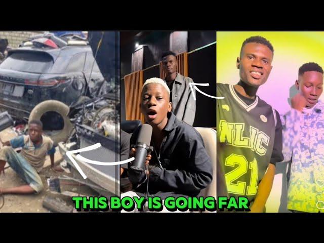 Olamide mechanic boy artist Record first song for YBNL with Zinoleesky producer as he sing like Zino