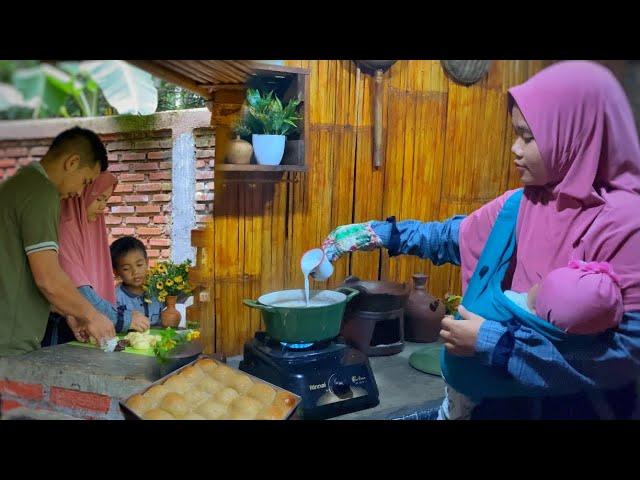 cooking in the Village when it rains | Living in the Village