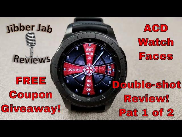 Samsung Gear S3/Gear Sport ACD Double-Shot Watch Face Review - Part 1 of 2! - Jibber Jab Reviews!