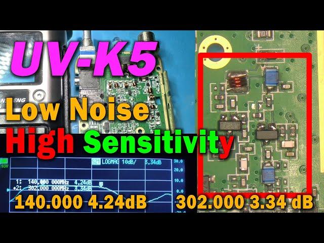 Quansheng UV-K5 Mod. - High Sensitivity, Low Noise (better SATCOM Mod)