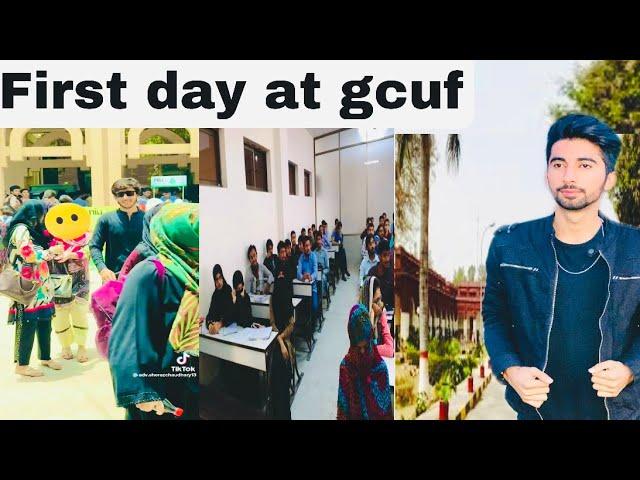 First day at Gcuf | first day hi late hogya️| Gcuf | Saqlain zafar