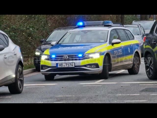 POLIZEI BREMEN // HORNWECHSEL KONZERT AUF EINSATZFAHRT