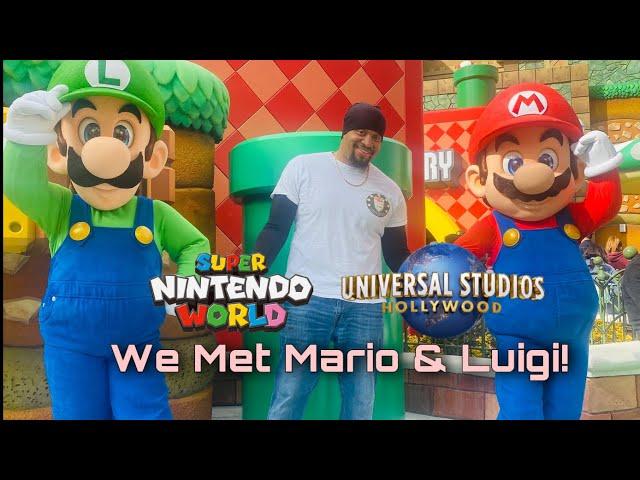 Lifelong Nintendo Fan Meets Mario & Luigi At Super Nintendo World Universal Studios Hollywood