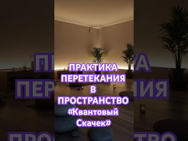 Практика ПЕРЕТЕКАНИЯ в пространство «квантовый скачек»