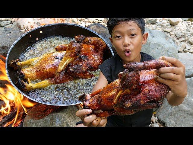 Survival Skills - Cooking duck and eating delicious By ( Kmeng Prey )