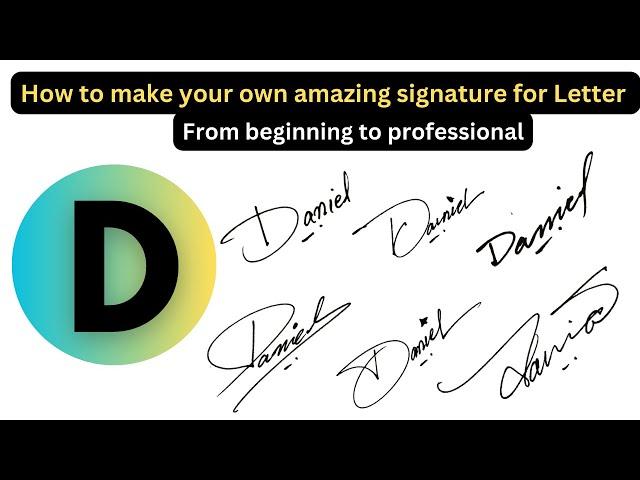 D signature style | Letter D signature style | Signature style of my name | Alphabet D signature