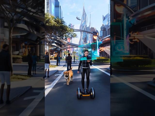 AI 10 years ahead futuristic #technology #wbjadventures #ai #futurecity