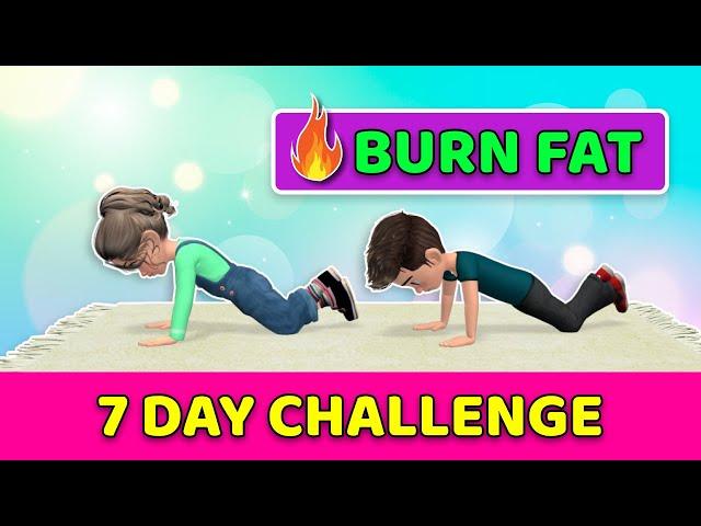 7 DAY CHALLENGE: KIDS FAT BURN HOME WORKOUT