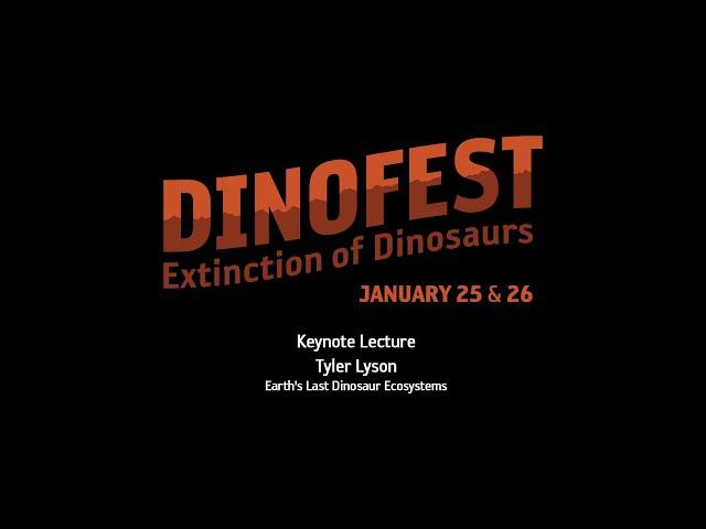 Tyler Lyson at NHMU DinoFest 2020