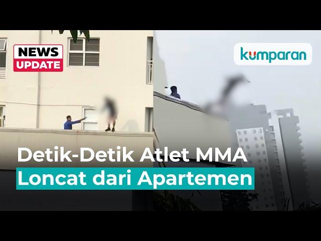 Detik-Detik Atlet MMA Rahul Pinem Bunuh Diri Loncat dari Apartemen