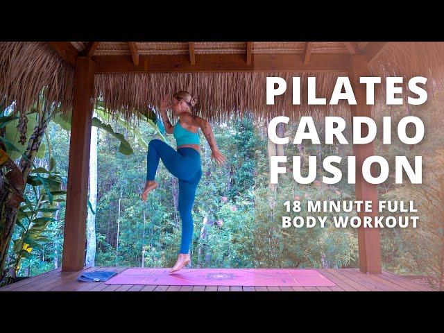 18-minute CARDIO PILATES FULL BODY WORKOUT (all levels, no equipment)... Ashley Freeman